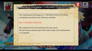 Maintenance TBD  Roundup Mission September 2023  Naruto x Boruto Ninja Voltage [upl. by Adelbert951]