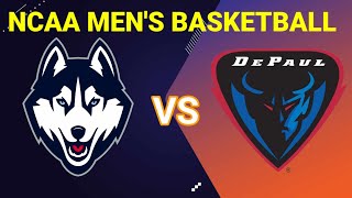 UConn vs DePaul  2023 NCAA MENS BASKETBALL LIVE SCORE [upl. by Nollad]