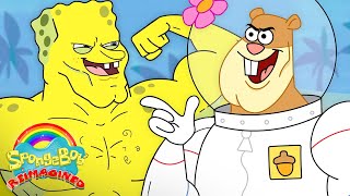 Watch SpongeBob Go From Cute to BUFF 💪  quotMuscleBob BuffPantsquot SpongeBob Reimagined [upl. by Tutankhamen776]