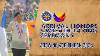 Arrival Honors for PBBM — Araw ng Kagitingan 2024 [upl. by Relyuhcs]