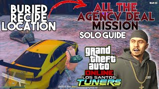 LOCATION OF THE BURIED RECIPE IAA ENTRANCE  THE AGENCY DEAL SOLO GUIDE GTA V LOS SANTOS TUNERS [upl. by Shanks696]