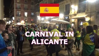 Alicante CARNIVAL 2023 Happy carnaval in Spain in the street Nightlife in Spain 🇪🇸 [upl. by Rendrag758]