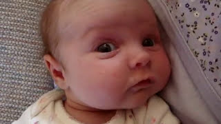 Cute baby talking 3 weeks old [upl. by Tedder11]