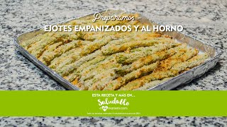 Ejotes empanizados y al horno [upl. by Flavius883]