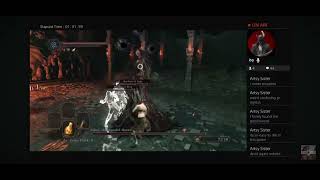 Dark Souls 2  Artsy Sister Vs Nashandra 20 Elana Squalid Queen [upl. by Eimme]