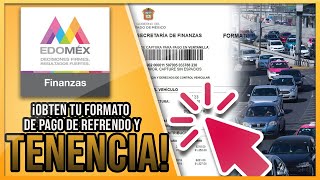 Como sacar el formato de pago de tenencia y refrendo 2023 ESTADO DE MEXICO  Pagar tenencia en linea [upl. by Kedezihclem]