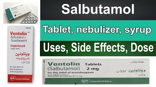 Salbutamol inhaler  Ventolin tablet  Salbutamol tablet  Salbutamol tablet 4mg  side effects Use [upl. by Emersen]