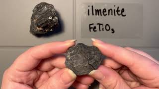 Minerals  Oxides  Ilmenite [upl. by Nywles889]