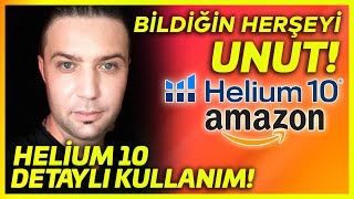 HELİUM 10 NASIL KULLANILIR HELİUM 10 KULLANIMI DETAYLI ANLATIM  AMAZON FBA EĞİTİMİ [upl. by Doownyl]