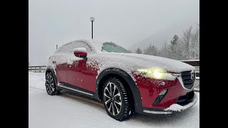 Test in montagna Mazda CX 3 sulla Neve [upl. by Enelrac]