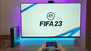 FIFA 23 Gameplay PS4 Slim 4K HDR TV [upl. by Neirol]