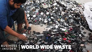 How To Mine Gold From Electronics  World Wide Waste  Business Insider [upl. by Azmah964]