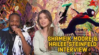 Hailee Steinfeld amp Shameik Moore Reveal Favorite New Spiderhero in Across the SpiderVerse [upl. by Anastas]