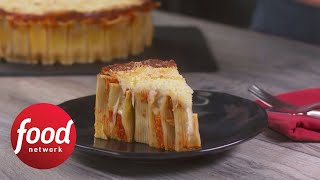 Easy Cheesy Rigatoni Pie  Food Network [upl. by Aneehsit511]