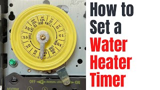 How to Set a Water Heater Timer  Adjust and Use a Water Heater Timer  Basic Life Skills [upl. by Ellehc863]