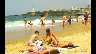 BIARRITZ Beach France [upl. by Nosredna]