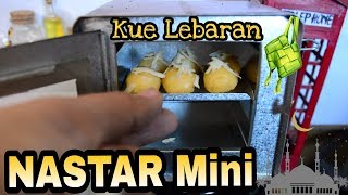 Miniature Cooking quot Nastar Mini quot Kue Lebaran Indonesian Food  Kartika amp Satya [upl. by Gallenz76]