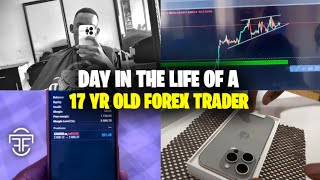 DAY IN THE LIFE OF A 17 YR OLD FOREX TRADER [upl. by Eidorb]