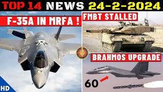 Indian Defence Updates  F35 in MRFA60 Su30 BrahmosA UpgradeFMBT StalledBlack Panther Robo Dog [upl. by Ennasus664]