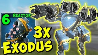 3x Max Exodus Falcon Beast Brawler Gameplay  War Robots Mk2 Gameplay WR [upl. by Nate]