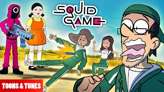 Squid Game Competition with my Family FGTeeV Animated [upl. by As]