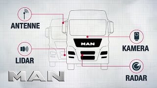 Truck Platooning  HowTo  MAN Truck amp Bus [upl. by Alessig]