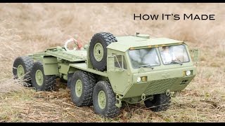 OSHKOSH HEMTT M983 RC 110 Scale Truck  How Its Made  TUTORIAL [upl. by Artema]