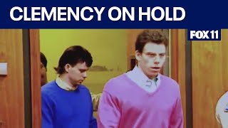 Menendez brothers clemency decision on hold [upl. by Hoseia]