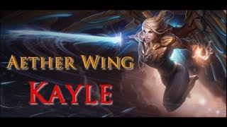 LoL Legendary Skin Aether Wing Kayle on PBE [upl. by Adar]