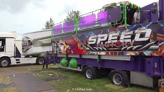 Kermis Santpoort 2024 Afbouw en Transport Deel 1 [upl. by Atinram]