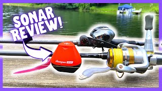 Affordable Bank Fishing Sonar Deeper Sonar START Review [upl. by Nivanod]