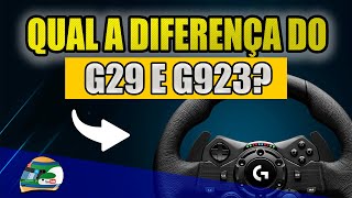 Qual a diferença do G29 para o G923  Logitech G29 vs G923 [upl. by Aubyn]