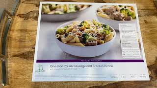 Home Chef vs HelloFresh  OnePan Italian Sausage and Broccoli Penne Review and Rating 9510 [upl. by Gardener]