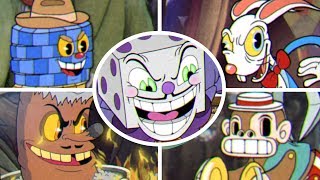 Cuphead  All Casino Bosses  King Dice [upl. by Esyned]