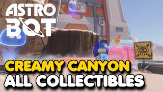 Astro Bot  Creamy Canyon 100 Walkthrough All Bots Puzzle Pieces amp Lost Galaxies [upl. by Thompson]