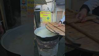 Uzbekistan plov cooking Street food Nalchik 🇷🇺 kabardino balkarian republic [upl. by Zacharia347]