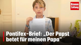 Sohn von HamasGeisel  PontifexBrief „Der Papst betet für meinen Papa“  kronetv NEWS [upl. by Naenaj]