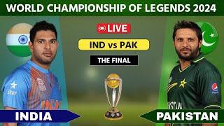 World Champions of Legends Live India Champions vs Pakistan Champions  INDC vs PAKC Live WCL 2024 [upl. by Ahsillek]