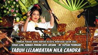 TERBAIK  TABUH LELAMBATAN NILA CANDRA  BR KEPISAH PEDUNGAN  PARADE GONG KEBYAR DENPASAR 2023 [upl. by Daley]