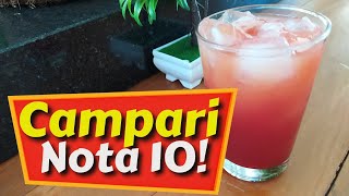 Como fazer CAMPARI com suco de laranja  Drinks fáceis de fazer  Receita campari [upl. by Xenos]