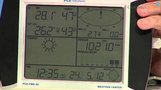 Wetterstation PCE FWS 20 [upl. by Yramanna]