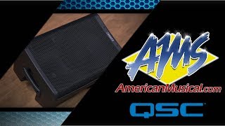 QSC CP8 Portable Loudspeaker  American Musical Supply [upl. by Selden953]