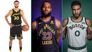 All NEW NBA TEAMS CITY JERSEYS 20232024 WarriorsLakers bucks [upl. by Onairda]