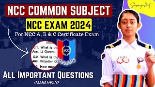 NCC C Certificate Exam 2024  NCC C Certificate Paper 2024  NCC C Exam 2024 in Hindi [upl. by Aynnat]