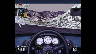 Need For Speed II PS1 Knockout Race 6 Track Mystic Peaks Nepal Car McLaren F1 [upl. by Annaeirb]