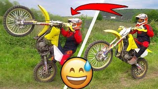 WHEELIE TRAINING 1  SA RENTRE  FRAYEURS 😅 85 RM [upl. by Repinuj16]