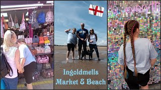 Ingoldmells Market amp Beach UK [upl. by Netsrejk]