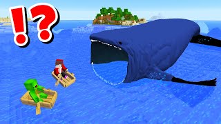 JJ and Mikey VS The BLOOP MONSTER CHALLENGE in Minecraft  Maizen Minecraft [upl. by Candis]