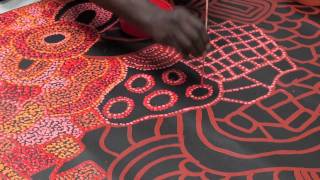 Aboriginal Artist Nellie Marks Nakamarra 1017 [upl. by Nedac]