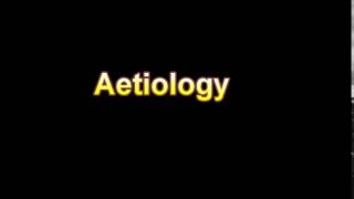 what is the definition of Aetiology Medical Dictionary Online [upl. by Tecil734]